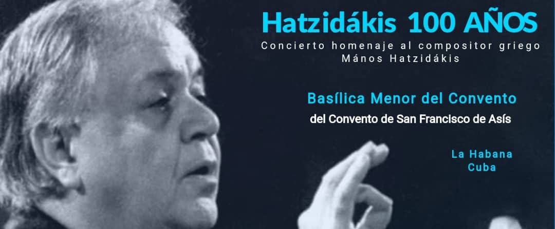 Obra de Mános Hatzidákis en concierto en La Habana