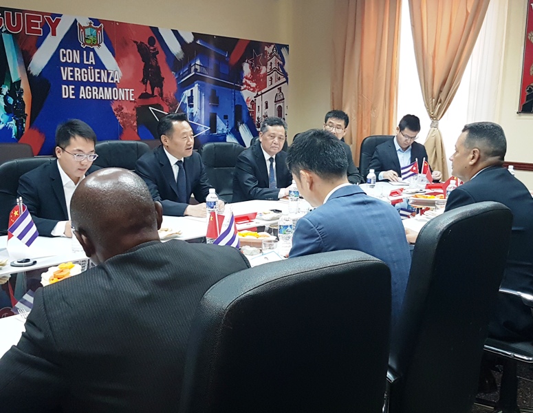 visita delegacion china a Camaguey