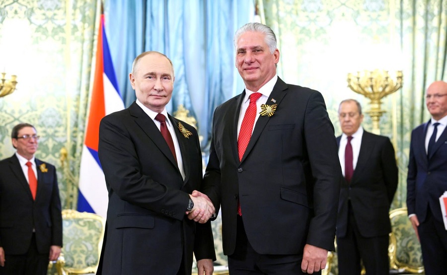 Vladimir Putin y Díaz-Canel