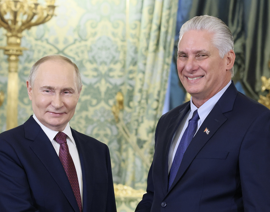 Putin y Díaz-canel