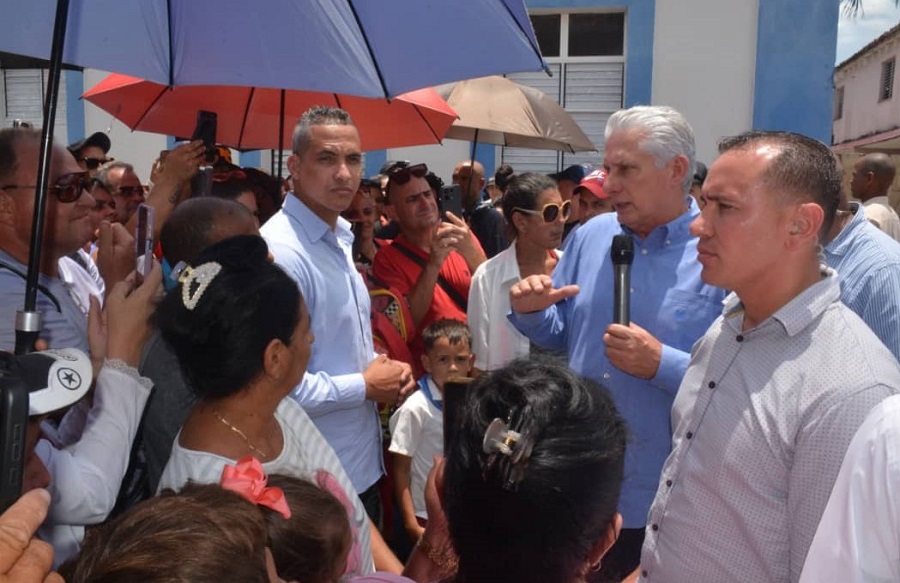 Díaz-Canel en Villa Clara