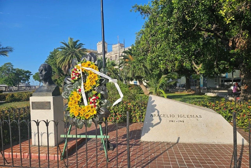 Conmemoran aniversario 124 del natalicio de líder sindical Aracelio Iglesias