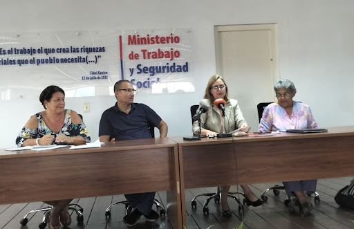 Conferencia de Prensa simposio CubaTrabaja