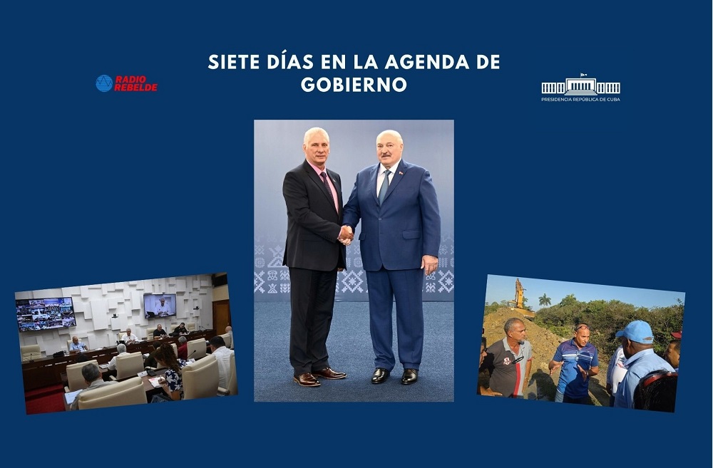 Siete días en la Agenda de Gobierno