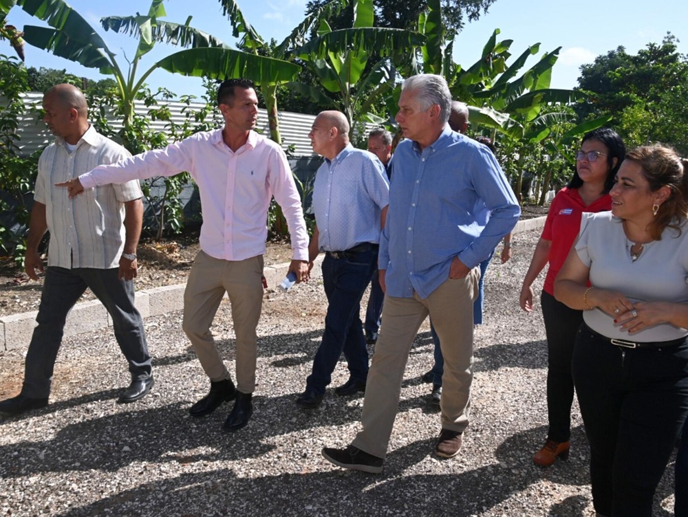 Diaz Canel en Villa Clara