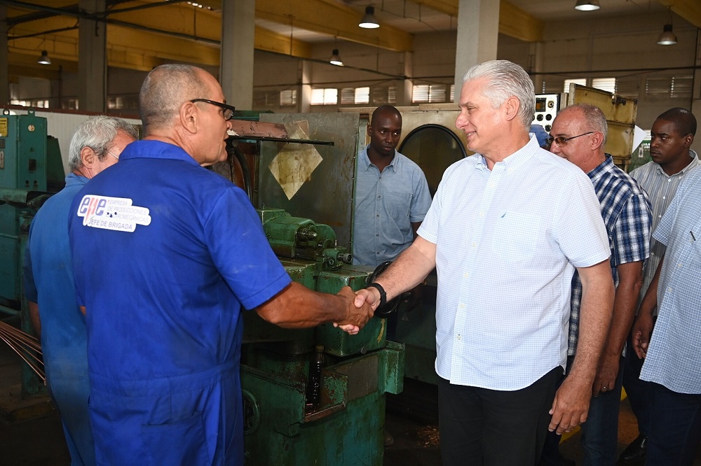 Díaz-Canel en Villa Clara
