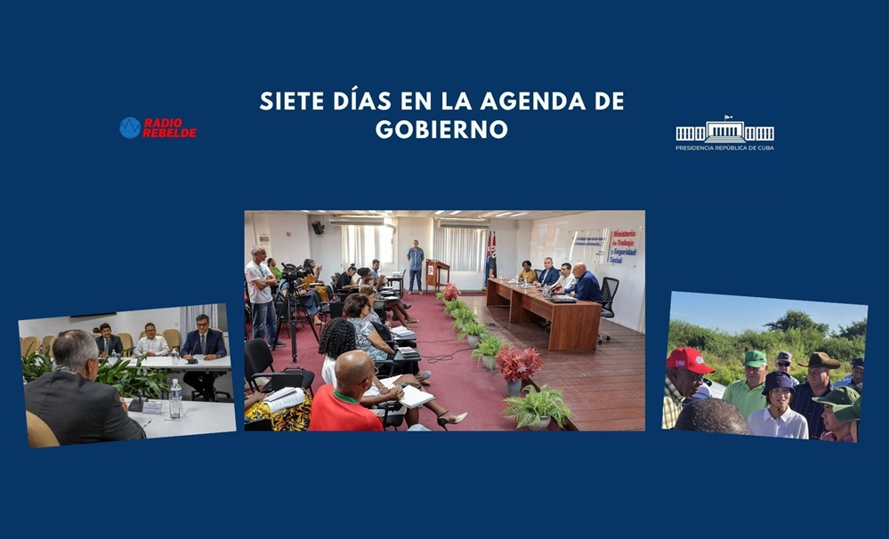 agenda de gobierno cuba
