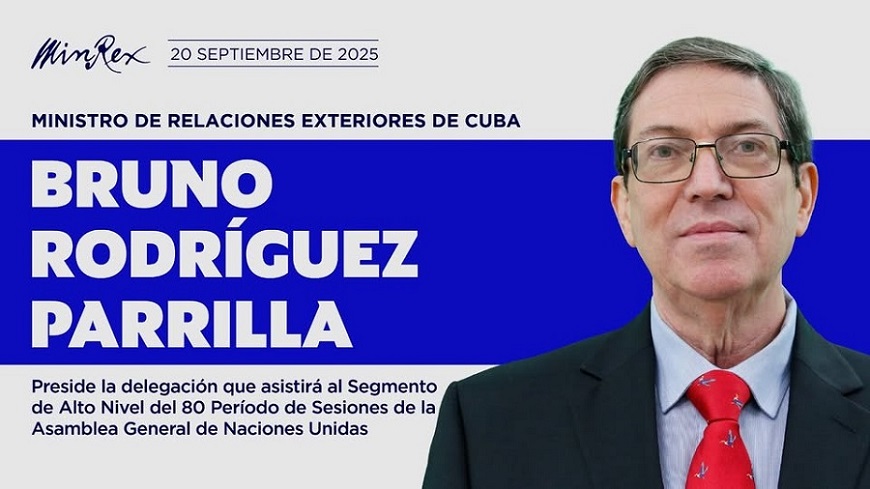 Canciller cubano en Nueva York