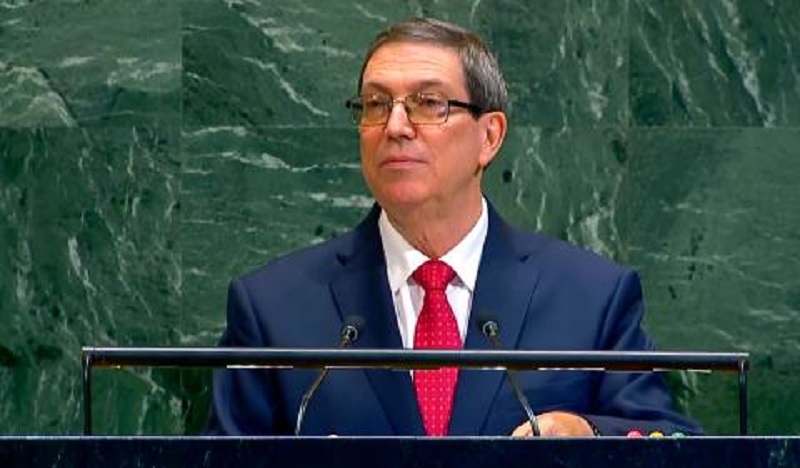 Bruno Rodríguez Parrilla, ministro de Relaciones Exteriores de la República de Cuba en el debate general del 80 período de sesiones de la Asamblea General de las Naciones Unidas