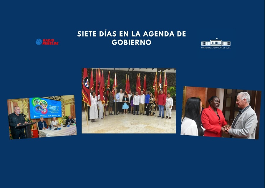 Siete días en la agenda de Gobierno