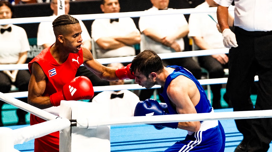 Boxeador cubano Alejandro Claro