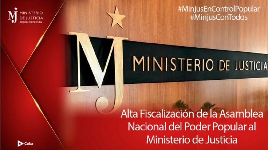 Ministerio de Juaticia ante Parlamento cubano