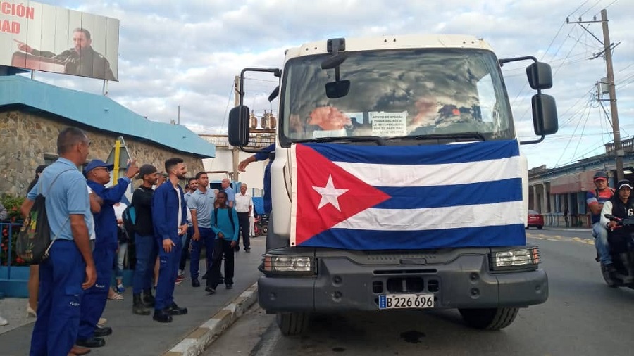 contingente de linieros de la división territorial de Etecsa Pinar del Río