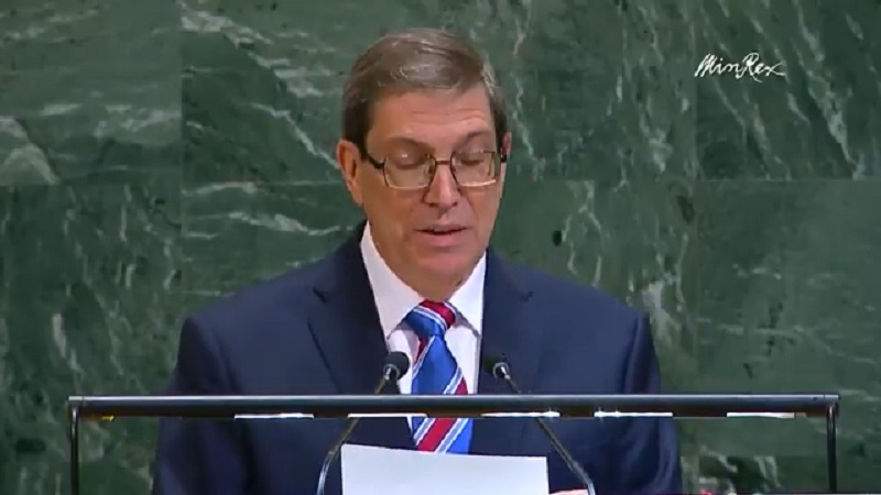 Bruno Rodríguez en Naciones Unidas