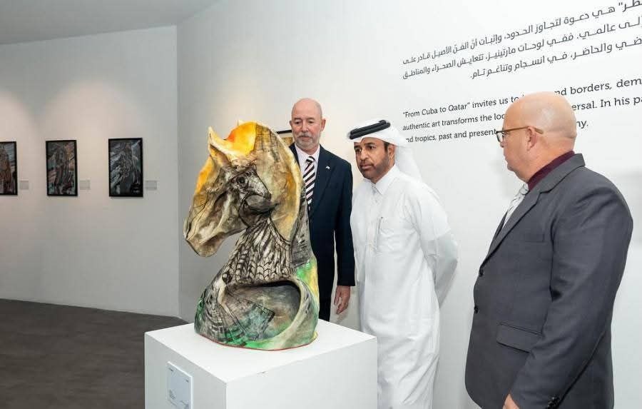 Exposición de arte cubano en Qatar