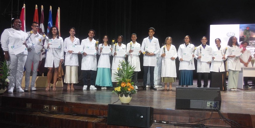 Realizó Universidad de Ciencias Médicas de La Habana graduación del curso 2024-2025 