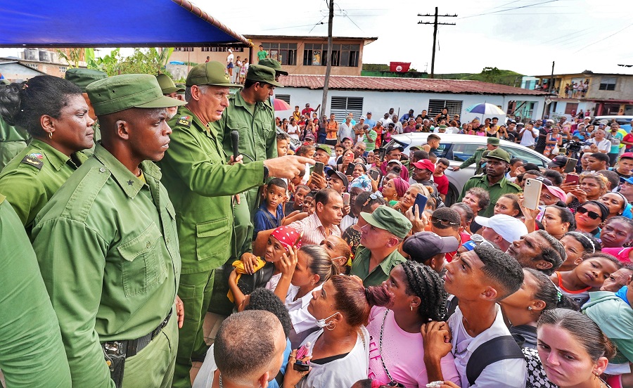 Díaz-Canel en Santiago de Cuba