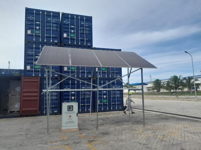 sistemas fotovoltaicos donados por china