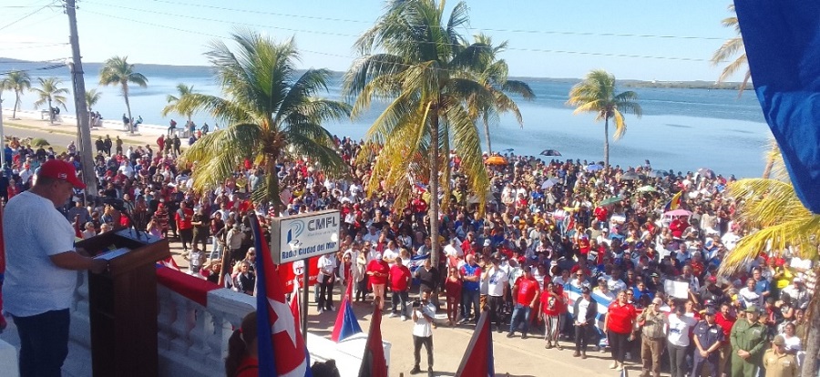 Gran representación de cienfuegueros en Tribuna Antiimperialista
