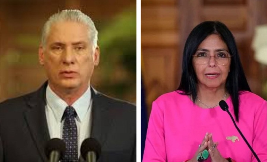 Díaz-Canel revela conversación con presidenta encargada de Venezuela