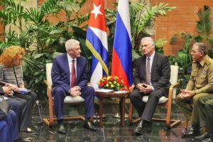 Díaz-Canel califica de "enorme significación" visita del Ministro del Interior ruso