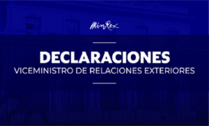 Declaraciones del viceministro de Relaciones Exteriores de la República de Cuba