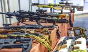 Armamento ocupado a terroristas que intentaron penetrar en Cuba.