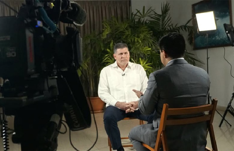 Oscar Pérez-Oliva Fraga, vice primer Ministro de la República de Cuba y ministro de Comercio Exterior y la Inversión Extranjera