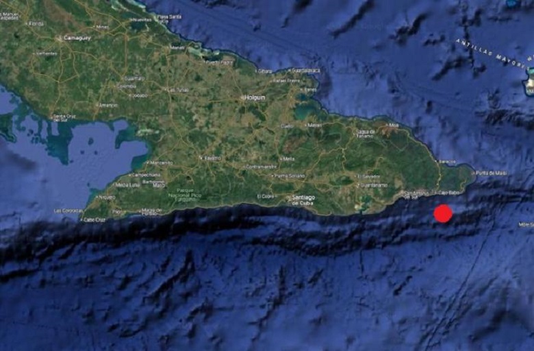 sismo perceptible de magnitud 5.3 en Santiago de Cuba y Guantánamo