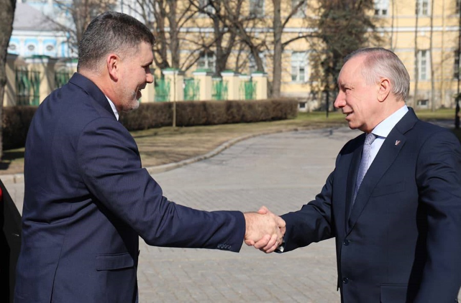 Viceprimer Ministro cubano sostiene encuentro con Gobernador de San Petersburgo