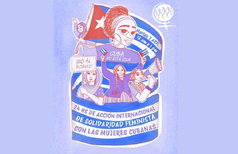 Convocan a jornada global de solidaridad feminista con Cuba