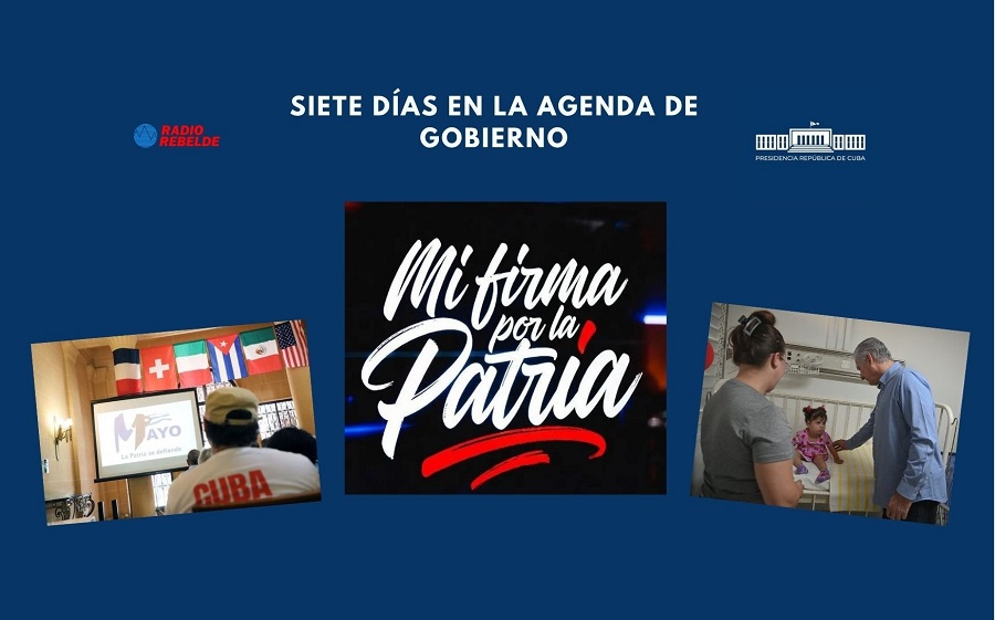 Siete días en la agenda de Gobierno
