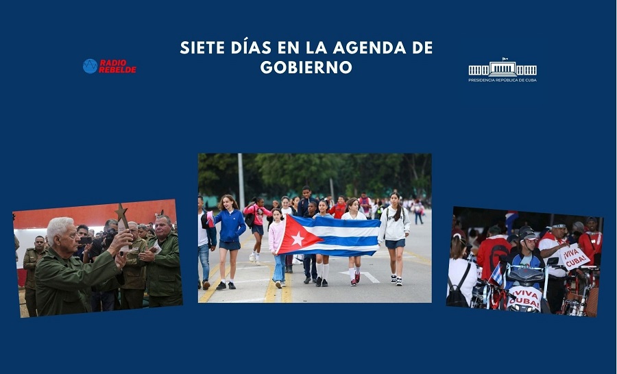 Siete días en la agenda de Gobierno