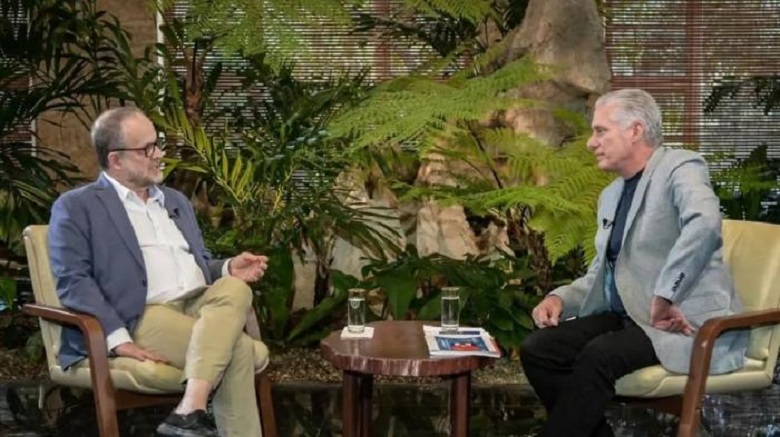 Miguel Díaz-Canel Bermúdez, en entrevista concedida, recientemente, al periodista y escritor brasileño Breno Altman