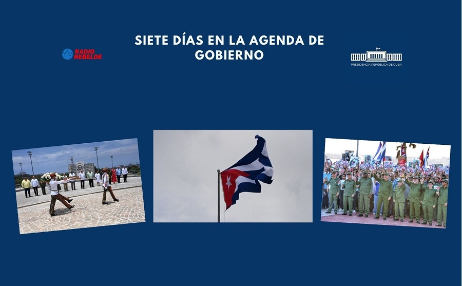 Siete días en la agenda de Gobierno