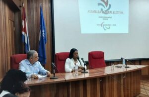 Omara Durán en el Comité Olímpico