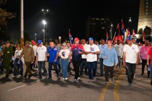 Encabeza Díaz-Canel celebraciones por el Primero de Mayo