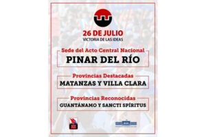 Pinar del Río sede del 26