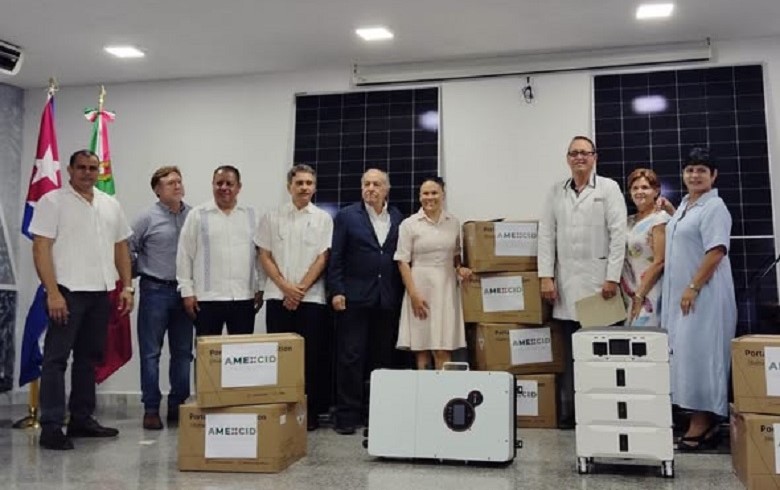 Desde México la ayuda solidaria hacia el Hospital Docente Ginecobstétrico de La Habana