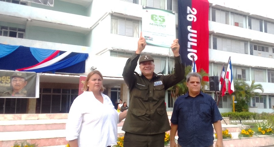 Celebran en Cienfuegos aniversario 65 del Ministerio del Interior