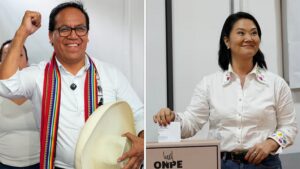 Sánchez saca 41.000 votos de ventaja a Fujimori con el 95% escrutado
