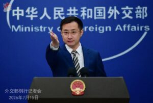 Lin Jian, portavoz de la Cancillería china