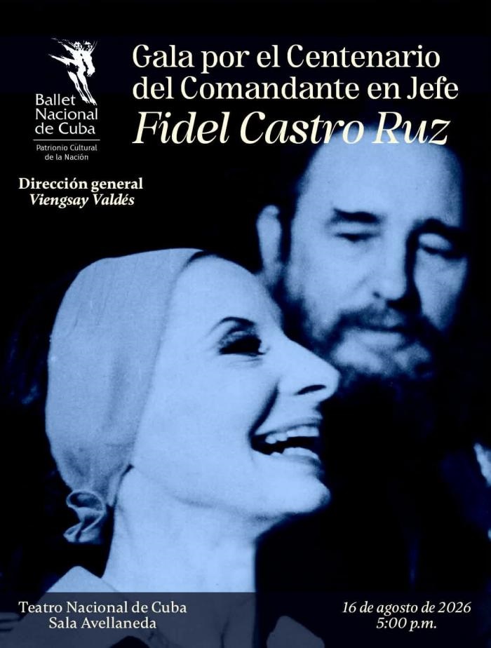 Ballet Nacional de Cuba homenajeará a Fidel