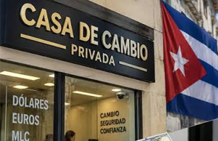 casa de cambio privada en Cuba