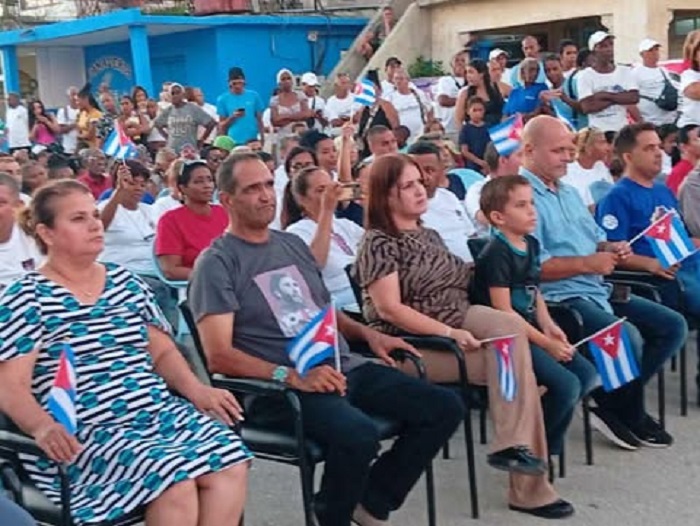 acto provincial por el aniversario 66 de los CDR en La Habana