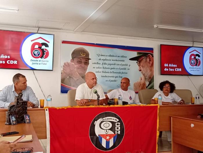 Conferencia de prensa CDR