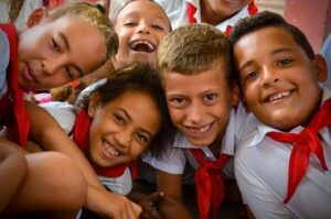 El primer día de clases en Cuba