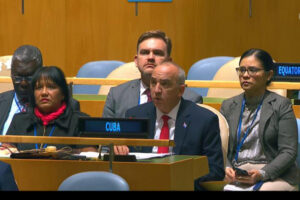 Ernesto Soberón en ONU