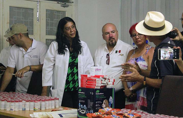 Masones de Cuba y México entregan donativo a Hospital Pediátrico Juan Manuel Márquez