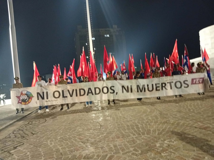 Vigilia en La Habana en homenaje a las víctimas del crimen de Barbados